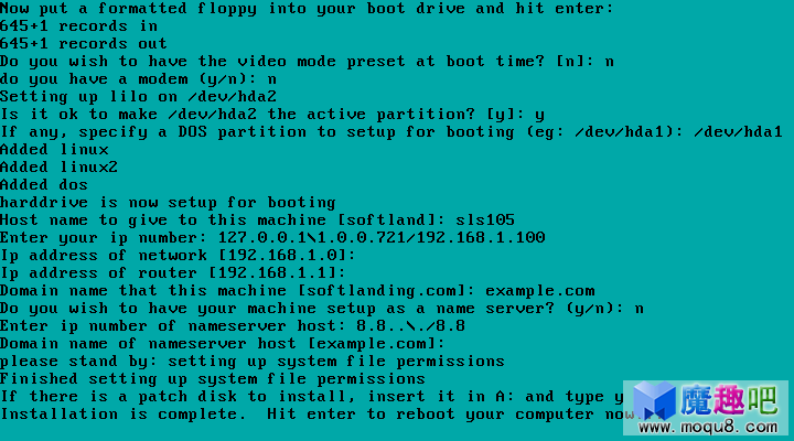 Creating a partition for Linux, putting an ext2 filesystem on it, and installing Linux Creating a partition for Linux, putting an ext2 filesystem on it, and installing Linux